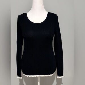White House Black Market Black Sweater